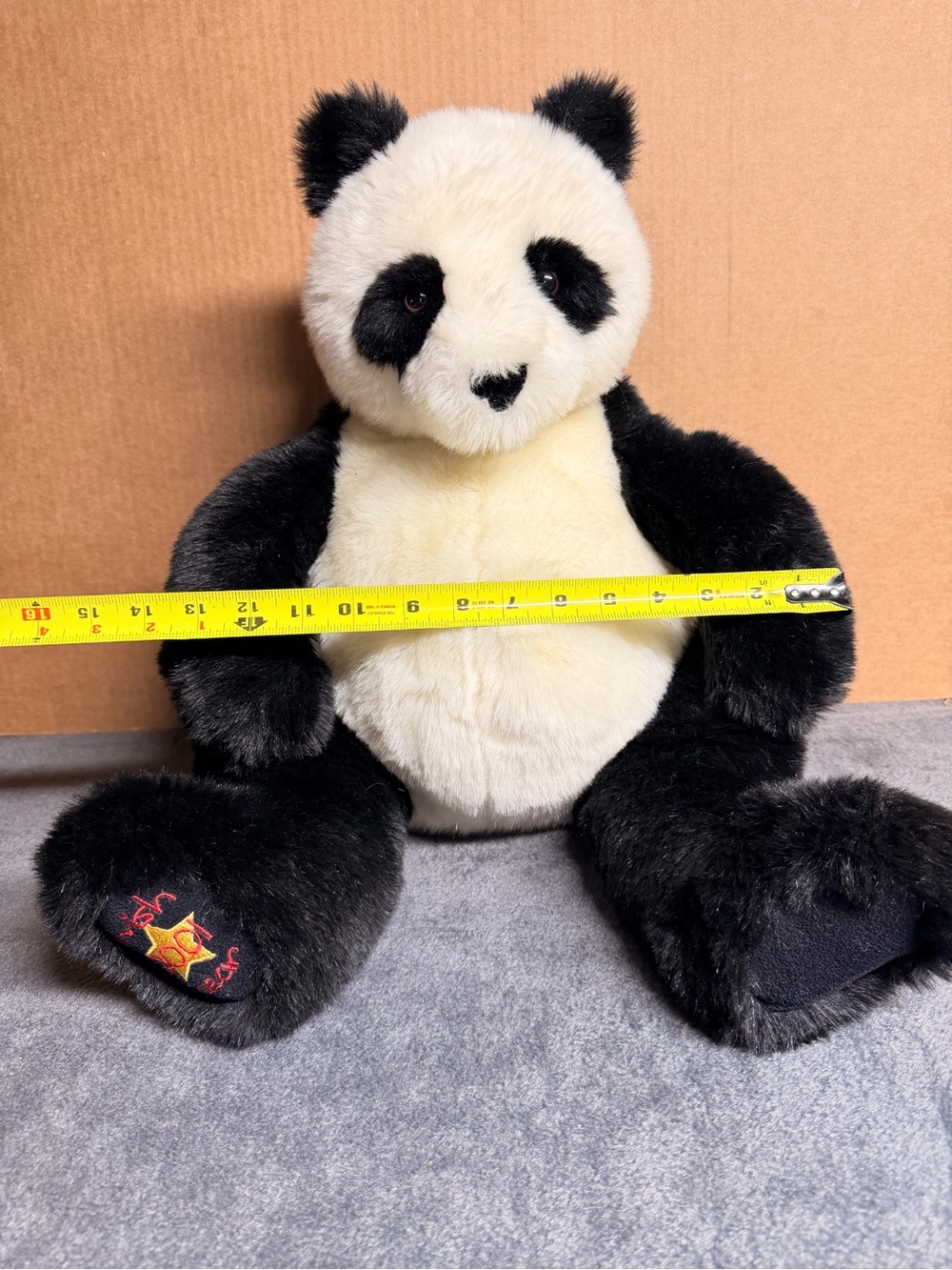 Vintage 2001 Gund Smithsonian National Zoo Large Panda Bear Wish Plush - Picture 6 of 6